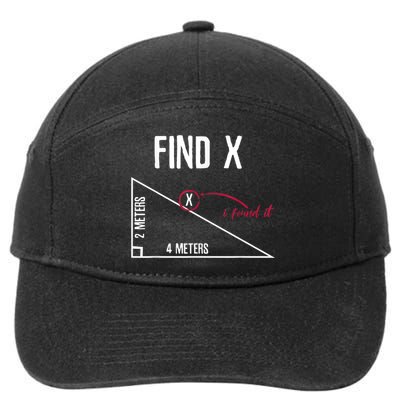 Sarcastic Math Found The 'X' 7-Panel Snapback Hat