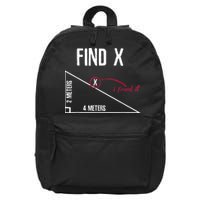 Sarcastic Math Found The 'X' 16 in Basic Backpack