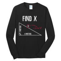 Sarcastic Math Found The 'X' Tall Long Sleeve T-Shirt