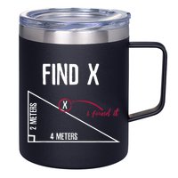 Sarcastic Math Found The 'X' 12oz Stainless Steel Coffee Mug