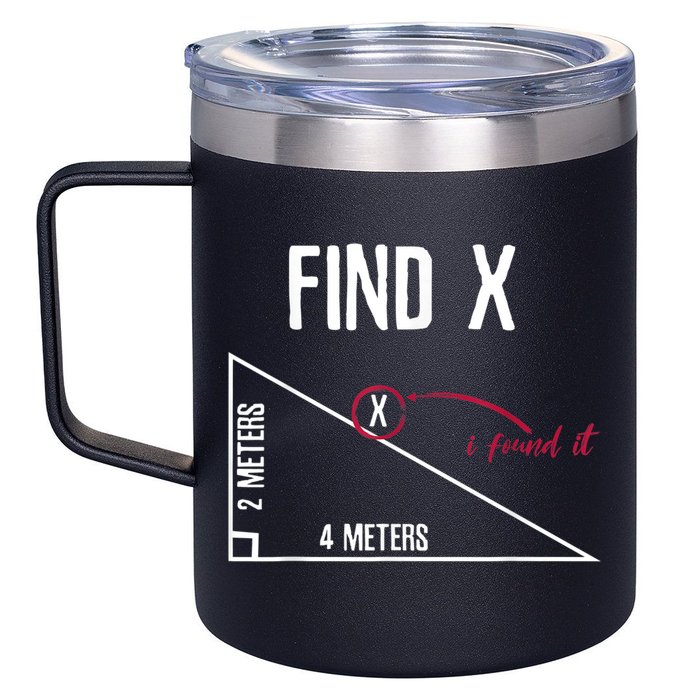 Sarcastic Math Found The 'X' 12oz Stainless Steel Coffee Mug