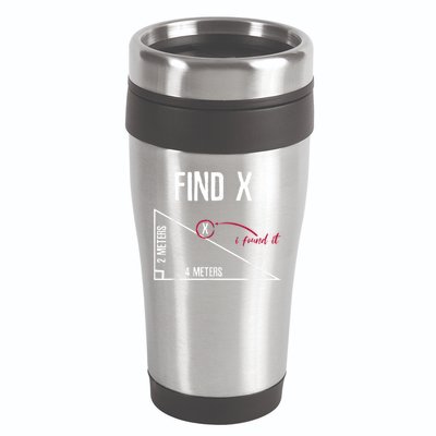 Sarcastic Math Found The 'X' 16oz Travel Tumbler