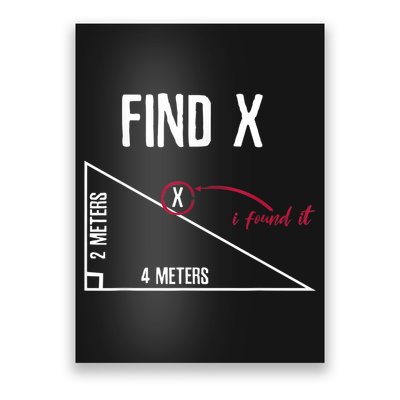 Sarcastic Math Found The 'X' Poster