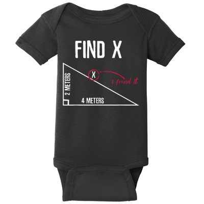 Sarcastic Math Found The 'X' Baby Bodysuit