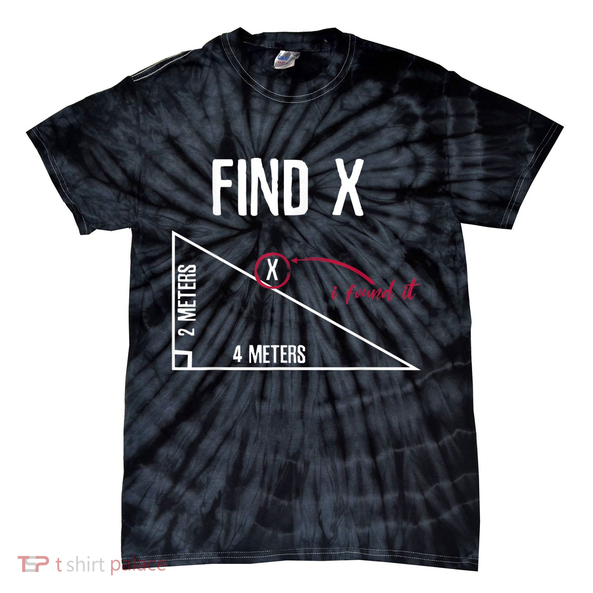 Sarcastic Math Found The 'X' Tie-Dye T-Shirt