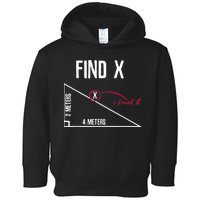 Sarcastic Math Found The 'X' Toddler Hoodie