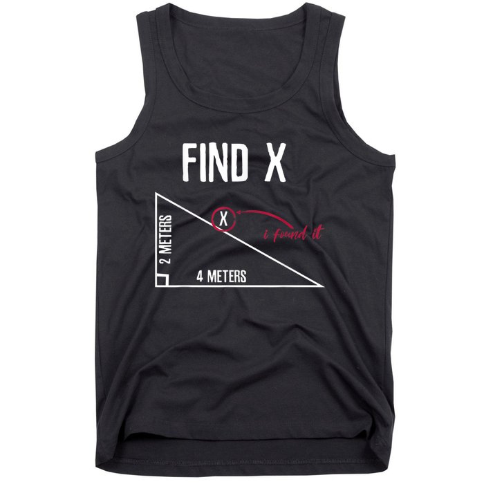 Sarcastic Math Found The 'X' Tank Top