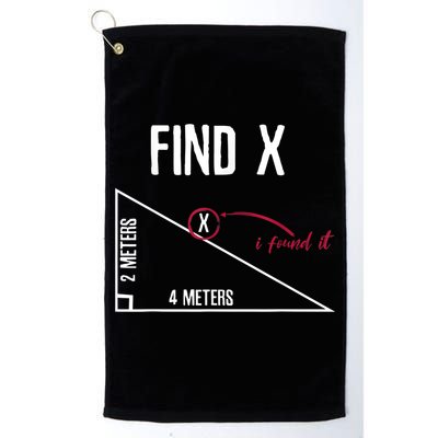 Sarcastic Math Found The 'X' Golf Towel