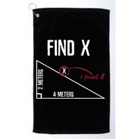 Sarcastic Math Found The 'X' Golf Towel