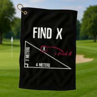 Sarcastic Math Found The 'X' Golf Towel