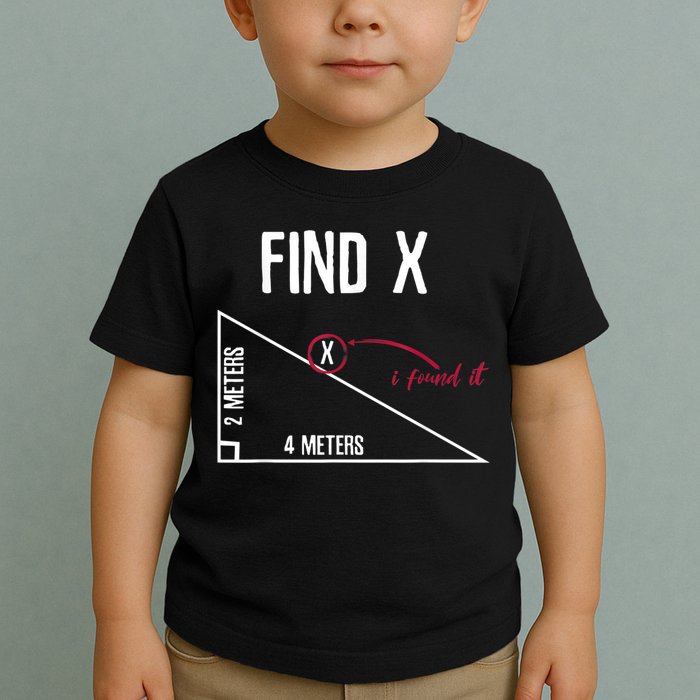 Sarcastic Math Found The 'X' Toddler T-Shirt