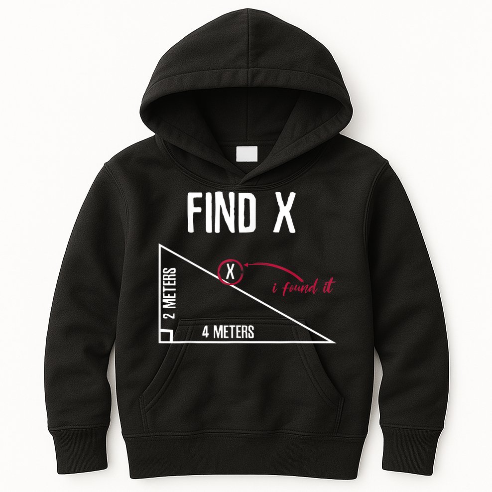 Sarcastic Math Found The 'X' Kids Hoodie