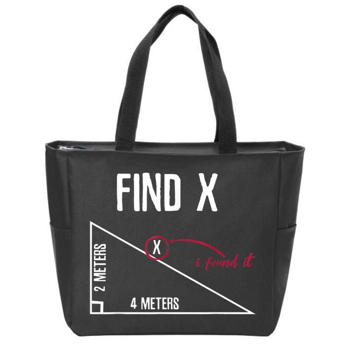 Sarcastic Math Found The 'X' Zip Tote Bag