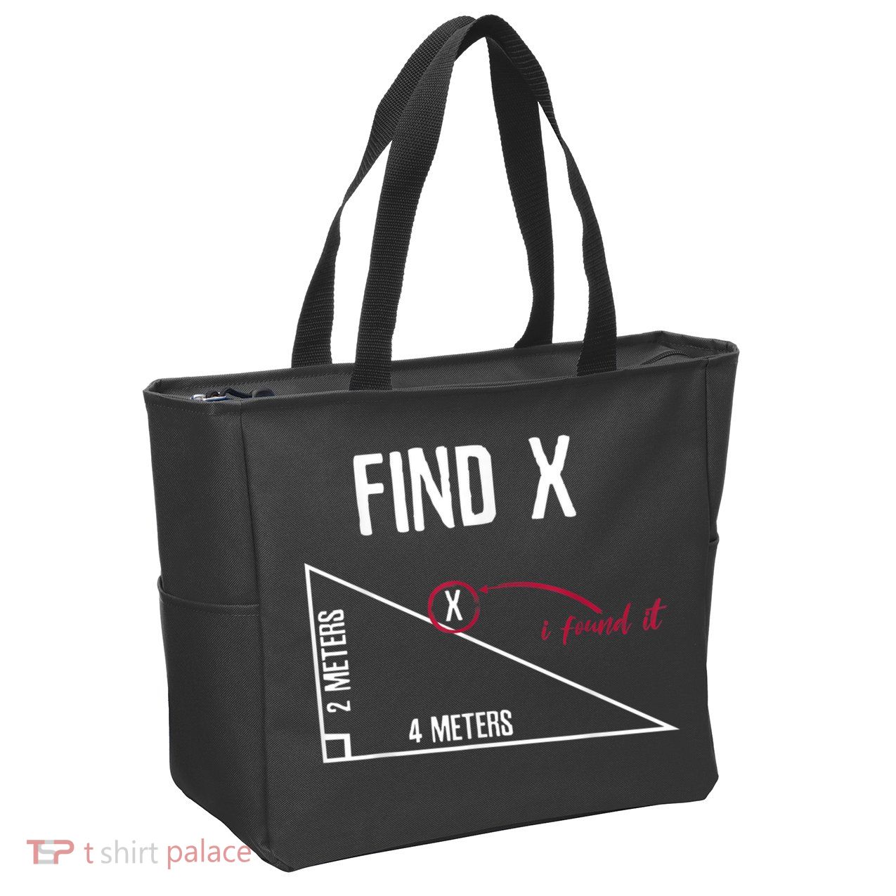 Sarcastic Math Found The 'X' Zip Tote Bag