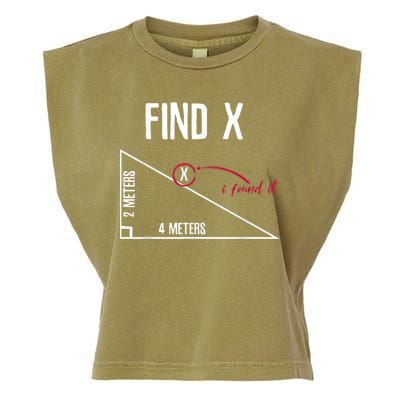 Sarcastic Math Found The 'X' Garment-Dyed Women's Muscle Tee