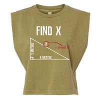 Sarcastic Math Found The 'X' Garment-Dyed Women's Muscle Tee