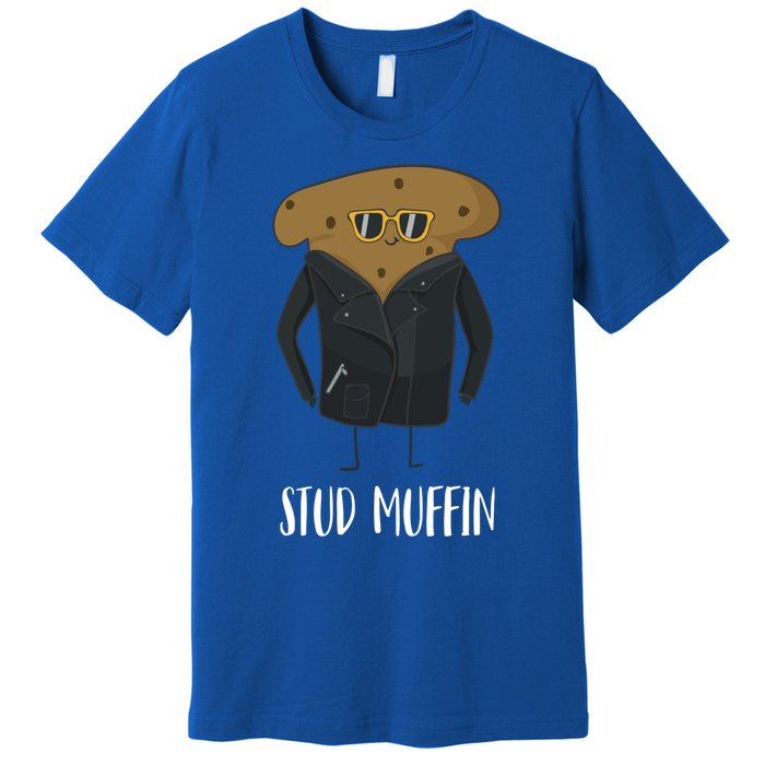 Stud Muffin Funny Muffin For Bakers Gift Premium T-Shirt