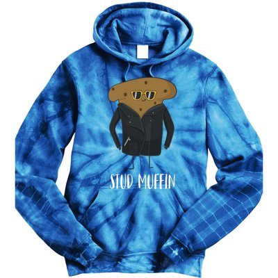 Stud Muffin Funny Muffin For Bakers Gift Tie Dye Hoodie