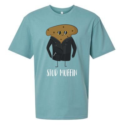 Stud Muffin Funny Muffin For Bakers Gift Sueded Cloud Jersey T-Shirt