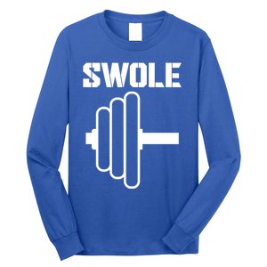 Swole Mates Funny Workout Couples Valentines Day Gym Fitness Gift Long Sleeve Shirt