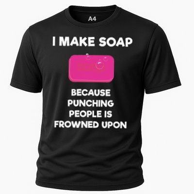 Soap Making Funny Gift Soap Maker Punch Performance Shirt
