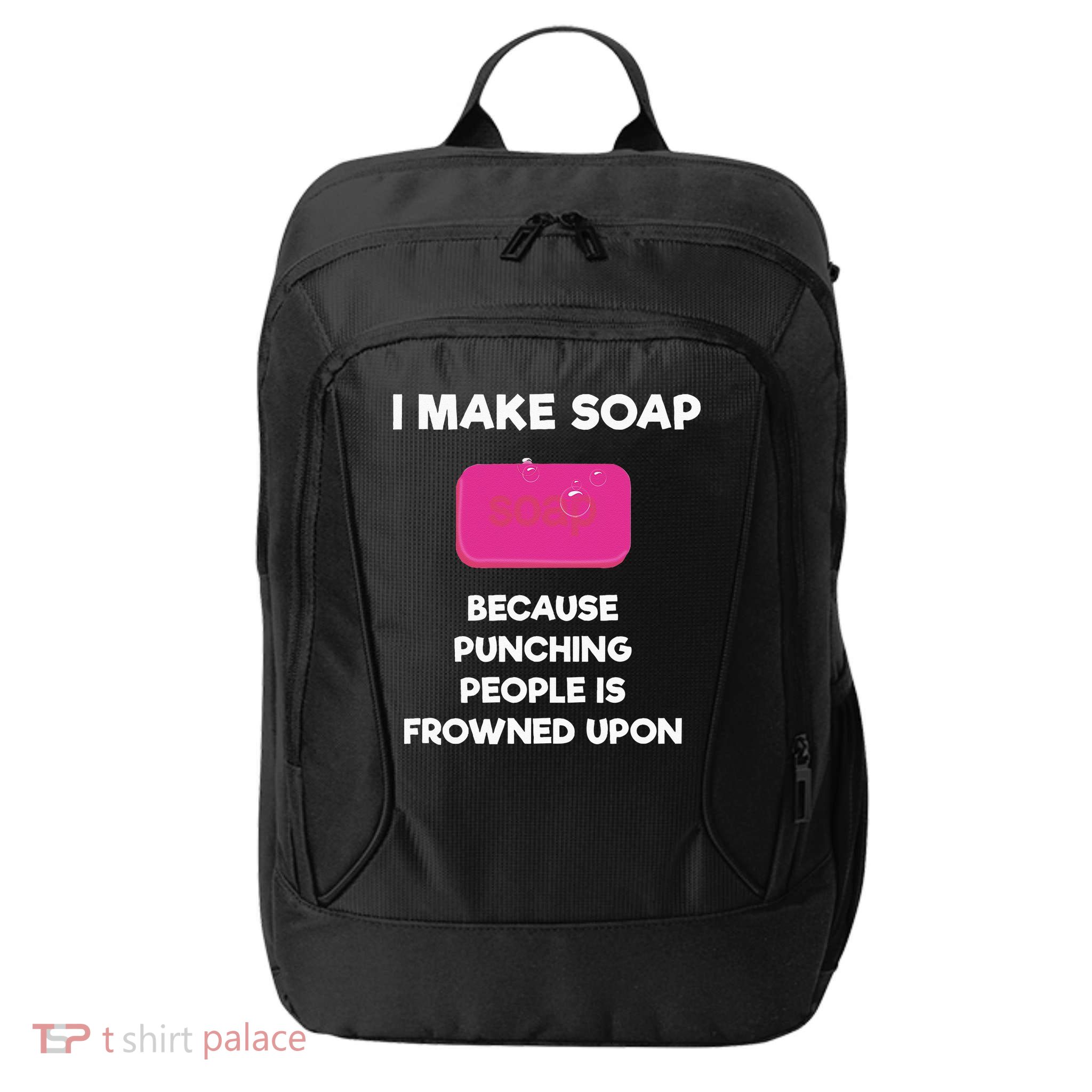 Soap Making Funny Gift Soap Maker Punch City Backpack
