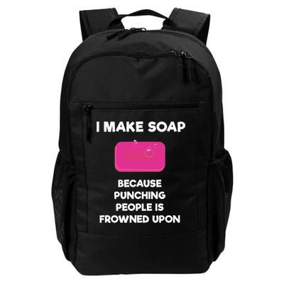 Soap Making Funny Gift Soap Maker Punch Backpack