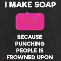 Soap Making Funny Gift Soap Maker Punch 11oz C Handle Ceramic Mug