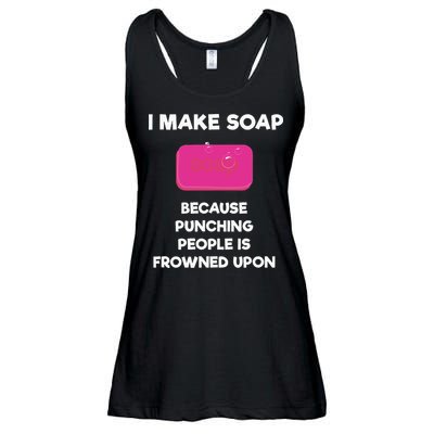 Soap Making Funny Gift Soap Maker Punch Ladies Essential Flowy Tank