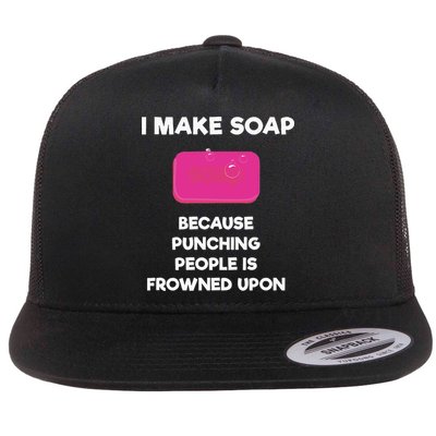 Soap Making Funny Gift Soap Maker Punch Flatbill Hat