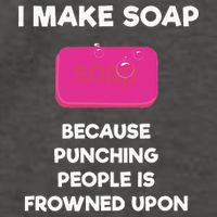Soap Making Funny Gift Soap Maker Punch Vector Backpack