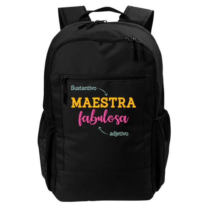 Sustantivo Maestra Fabulosa Adjetivo Spanish Teacher Daily Commute Backpack