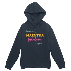 Sustantivo Maestra Fabulosa Adjetivo Spanish Teacher Urban Pullover Hoodie