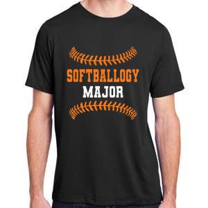 Softballogy Major Funny Fastpitch Adult ChromaSoft Performance T-Shirt