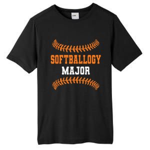 Softballogy Major Funny Fastpitch Tall Fusion ChromaSoft Performance T-Shirt