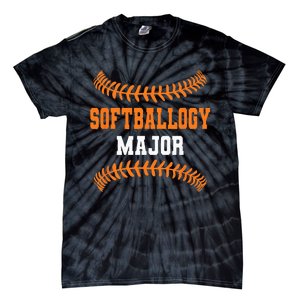 Softballogy Major Funny Fastpitch Tie-Dye T-Shirt