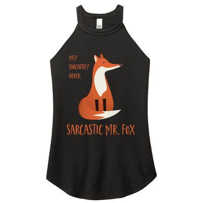 Sarcastic Mr Fox Gift Women's Perfect Tri Rocker Tank