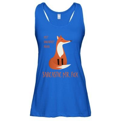 Sarcastic Mr Fox Gift Ladies Essential Flowy Tank