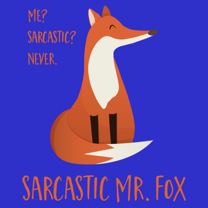 Sarcastic Mr Fox Gift 16 in Basic Backpack