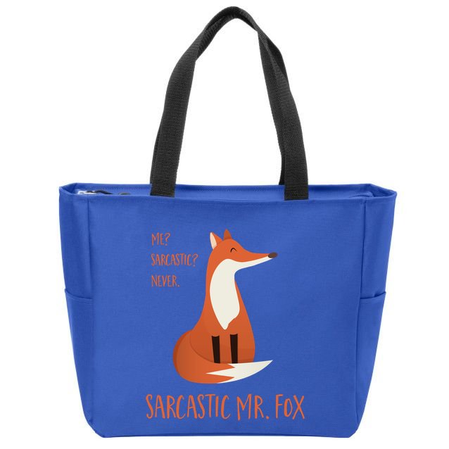 Sarcastic Mr Fox Gift Zip Tote Bag