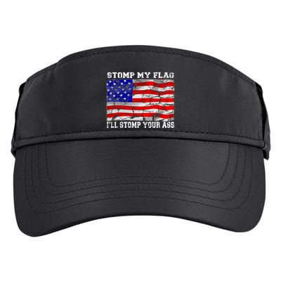 Stomp My Flag Ill Stomp Your Ass Adult Drive Performance Visor