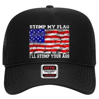 Stomp My Flag Ill Stomp Your Ass Trucker Hat