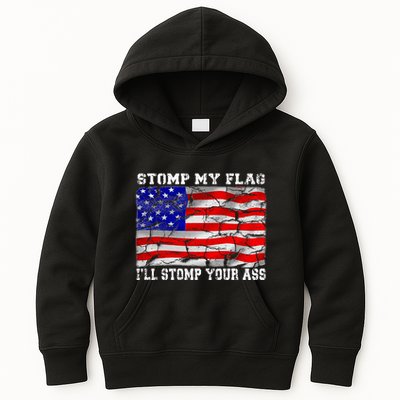Stomp My Flag Ill Stomp Your Ass Kids Hoodie
