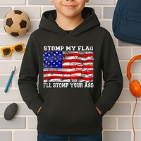 Stomp My Flag Ill Stomp Your Ass Kids Hoodie
