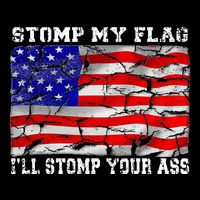 Stomp My Flag Ill Stomp Your Ass Short Acrylic Beanie