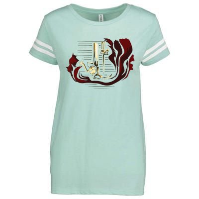 Sewing Machine Funny Enza Ladies Jersey Football T-Shirt