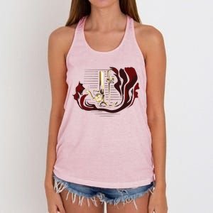 Sewing Machine Funny Women's Knotted Racerback Tank