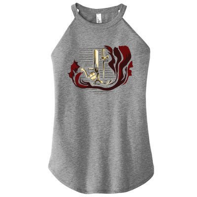 Sewing Machine Funny Women's Perfect Tri Rocker Tank