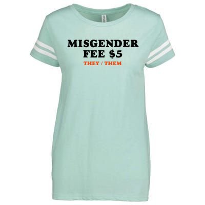 Sarcastic Misgender Fee Theythem Pronouns Enza Ladies Jersey Football T-Shirt