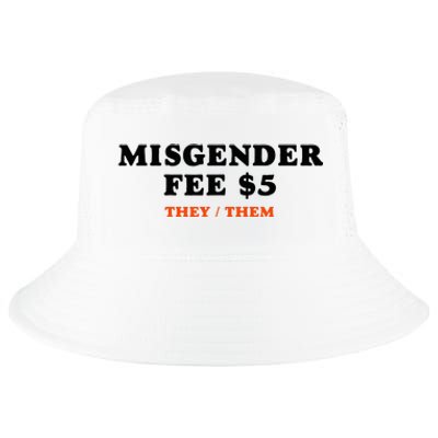 Sarcastic Misgender Fee Theythem Pronouns Cool Comfort Performance Bucket Hat